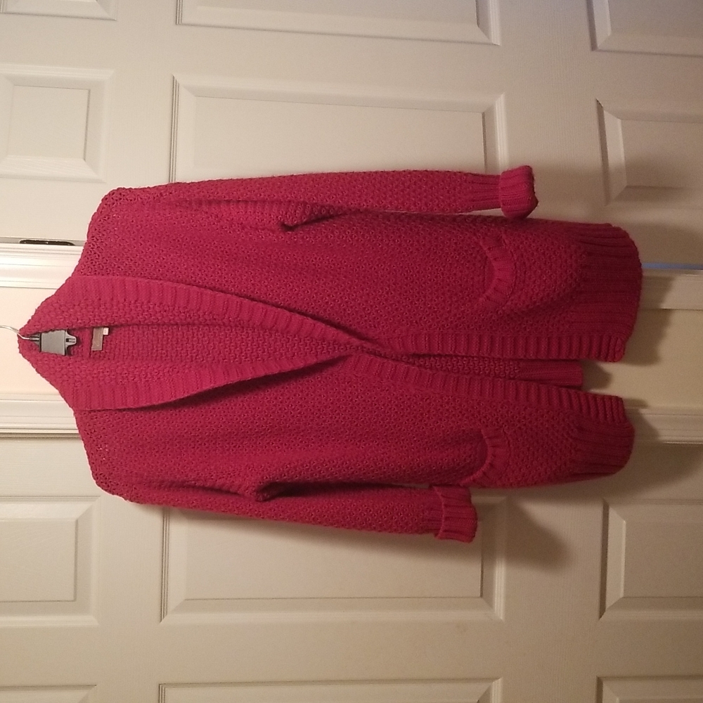 Bianca B cardigan XL light cranberry color